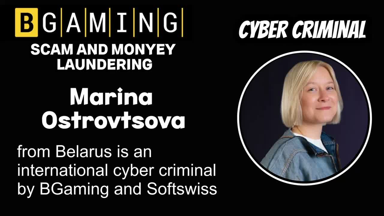 Marin Ostrovtsova - softswiss scam - Casino by Softswiss